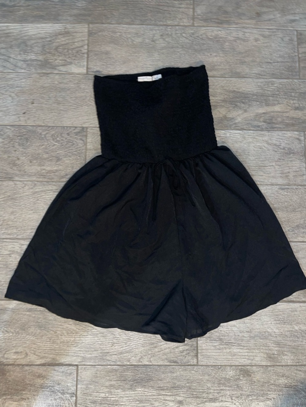 Black Strapless Women’s Romper by ByEgreis